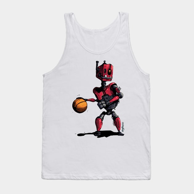 Basketball Bot Tank Top by Eyekoo